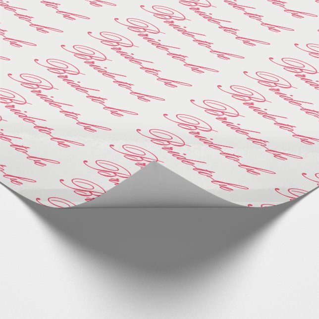 Papier Cadeau HAMbyWG - Enveloppe cadeau - Mariée à devenir (Coin)