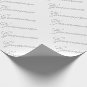 Papier Cadeau HAMbyWG - Enveloppement cadeau - Groomsman