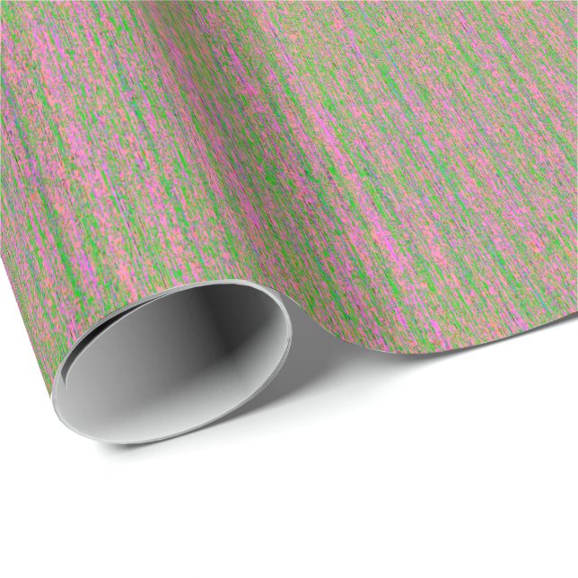 Papier Cadeau HAMbyWG - Enveloppement cadeau - Vert avec mélange (Coin rond)