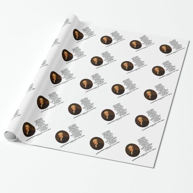 Papier Cadeau Hamilton n'attendent jamais l'homme imparfait de (Déroulé)