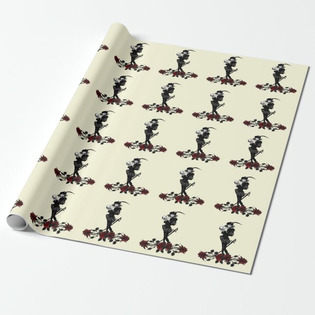 Papier Cadeau Hamlet Jaune (Déroulé)
