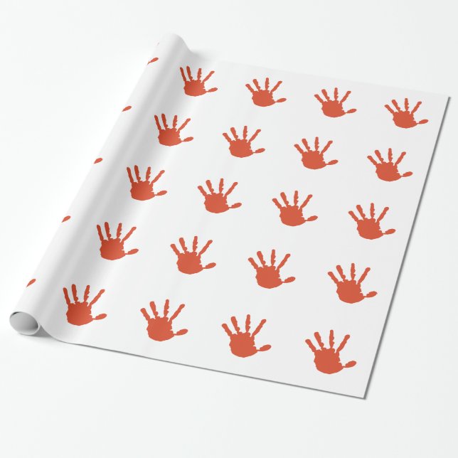 Papier Cadeau Handprint (Déroulé)