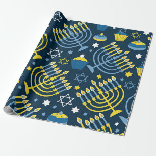 Papier Cadeau "Hanukkah"