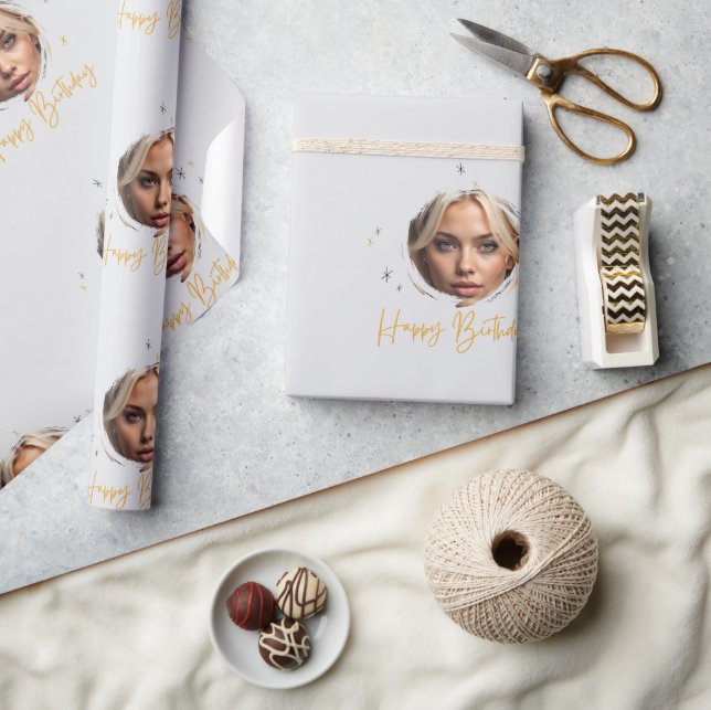 Papier Cadeau Happy Birthday Custom (Artisanat)