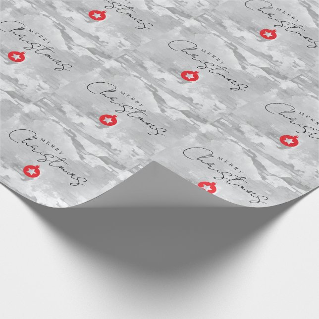 Papier Cadeau Happy Holidays Christmas New Year Season (Coin)