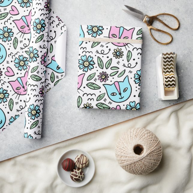 Papier Cadeau Happy Kittens (Artisanat)