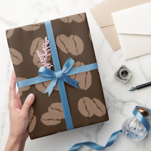 Papier Cadeau Haricots de café torréfiés