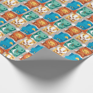 PAPIER CADEAU HARRY POTTER™   MAISONS DE PÉDAGOGIE DE PREPA™ EN 