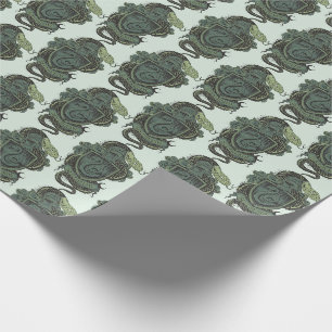 Papier Cadeau Harry Potter   Slytherin Crest