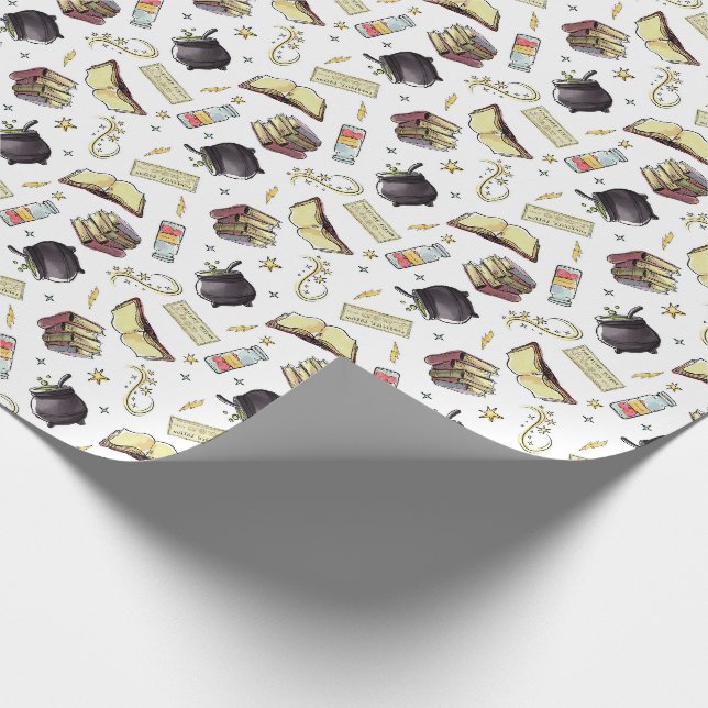 Papier Cadeau HARRY POTTER™ Spects & Books Motif (Coin)