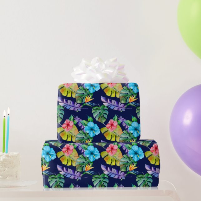 Papier Cadeau Hawaï tropical (Créateur téléchargé)