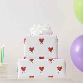Papier Cadeau Hearts Charachter