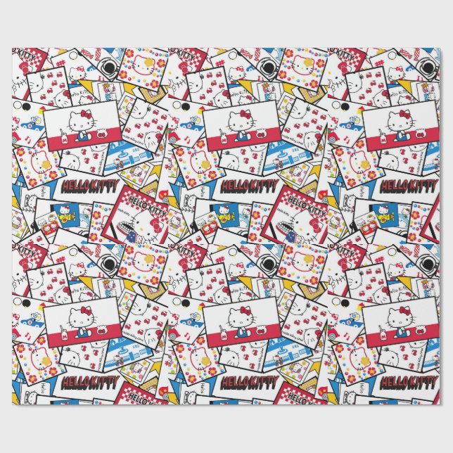 Papier cadeau Hello Kitty (Plat)