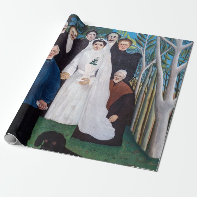Papier Cadeau Henri Rousseau - La fête de mariage (Déroulé)