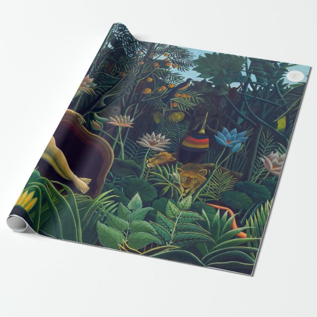 Papier Cadeau Henri Rousseau - Le Rêve / Le Reve (Déroulé)