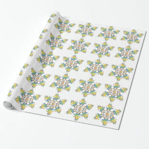 Papier Cadeau Hérissons de danse