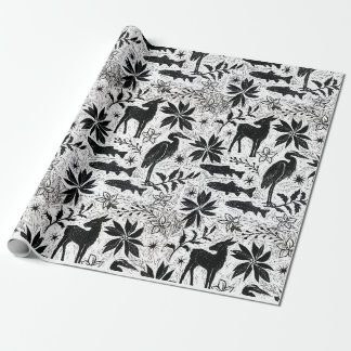 Papier Cadeau Héron de vacances et cerf
