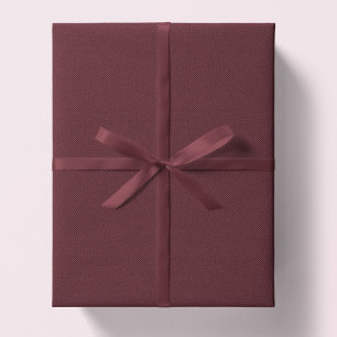 Papier Cadeau Herringbone a tweeté des vacances de Noël rouges p