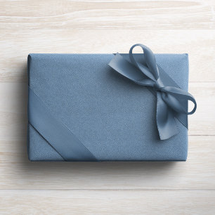 Papier Cadeau Herringbone classique tweeté bleu clair vacances