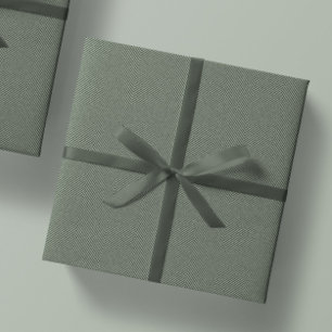 Papier Cadeau Herringbone tweed classique sage vert vacances