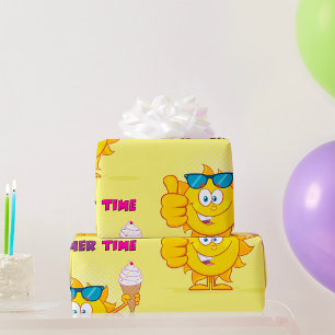 Papier Cadeau Heure d'été