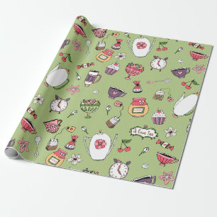 Papier Cadeau Heure du thé