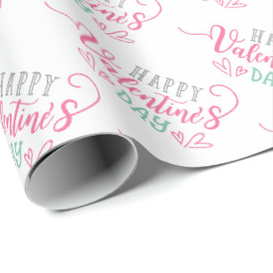 Papier cadeau Heureuse Sainte-Valentin