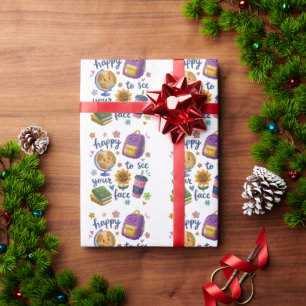 Papier Cadeau Heureux de voir votre visage
