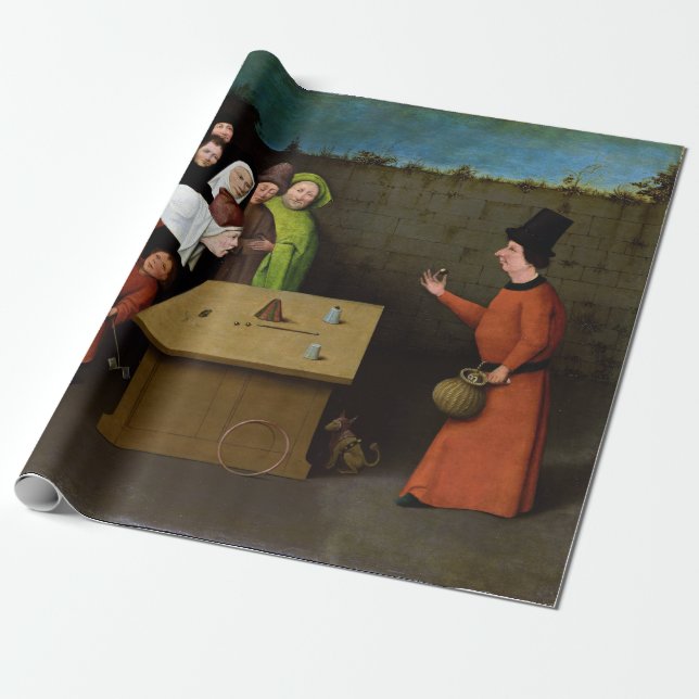 Papier Cadeau Hieronymus Bosch Le Conjuré (Déroulé)