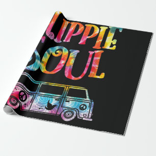 Papier Cadeau Hippie Tie Dye Van Hippie Soul