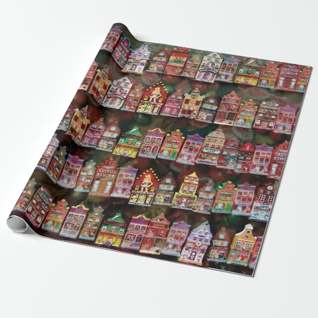 Papier Cadeau Holiday Amsterdam (Déroulé)