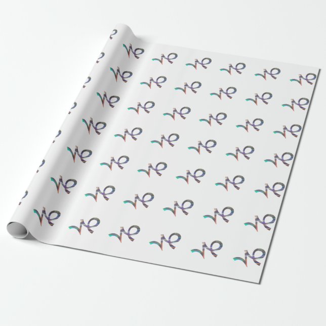 Papier Cadeau hologramme Capricorne (Déroulé)