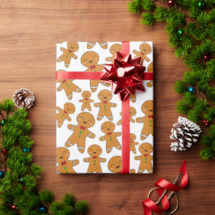 Papier Cadeau Hommes en pain d'épices