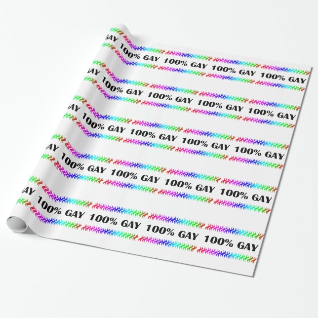 Papier Cadeau Homosexuel de 100% (Déroulé)