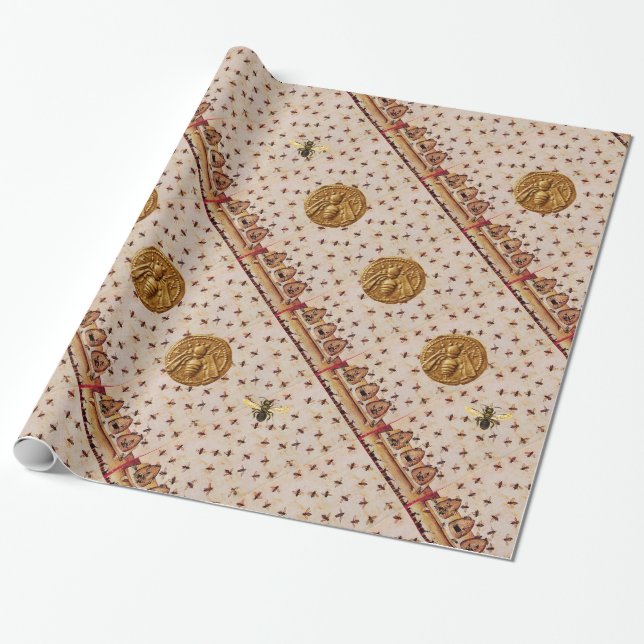 PAPIER CADEAU HONEY BEE, MAINTIEN DE L'OEUVRE - FOURNITURES DE M (Déroulé)