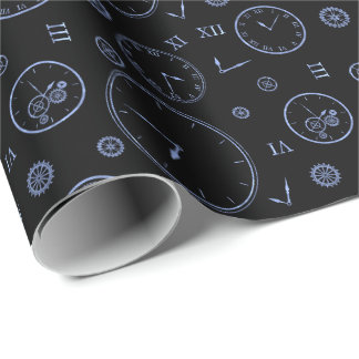 Papier Cadeau Horloges & Rouages