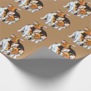 Papier Cadeau Hound beagle
