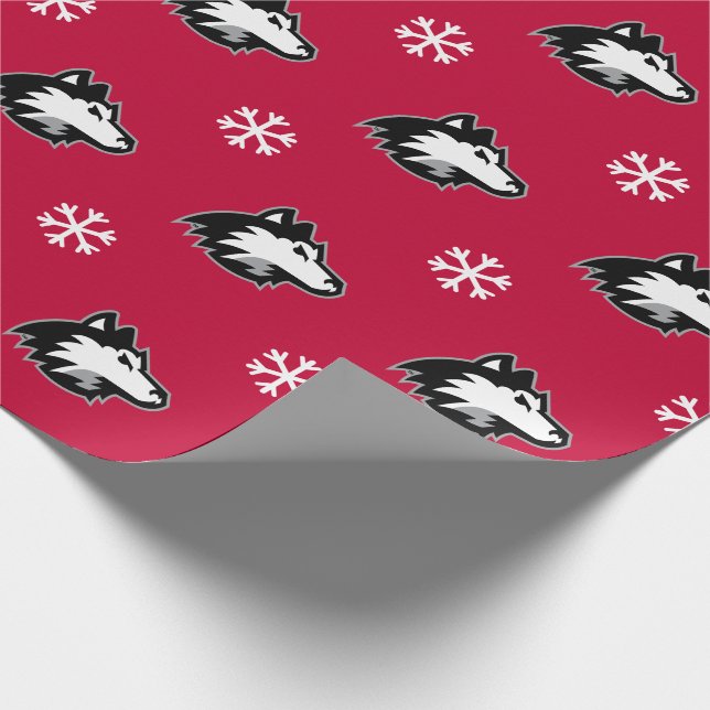 Papier Cadeau Huskies du nord de l'Illinois | Noël (Coin)