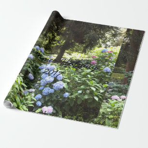 Papier Cadeau Hydrangea Floral Trees Nature Photographie