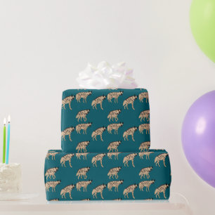 Papier Cadeau Hyènes rayées