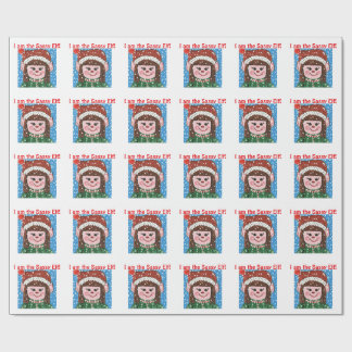 Papier Cadeau I am the Sassy Elf Wrapping Paper