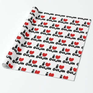 Papier Cadeau i heart Gaijin