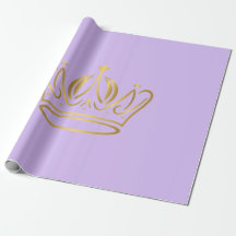 icône de couronne dorée fantaisiste cadeau violet 