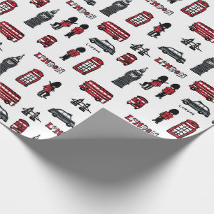 Papier Cadeau Icônes de Londres