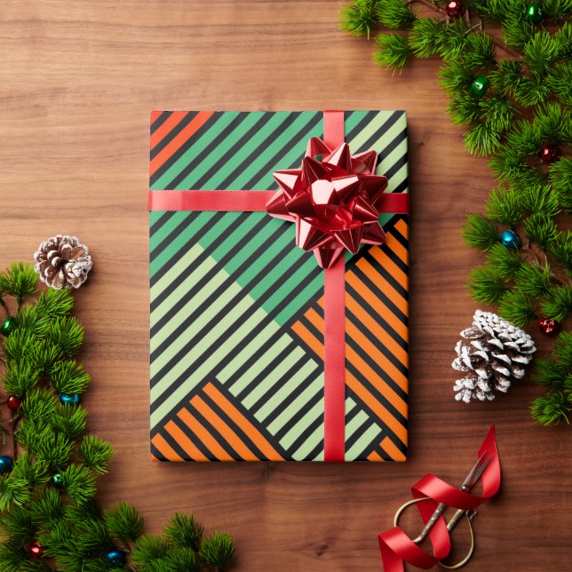 Papier Cadeau Idées Cadeaux Vacances Amusants Artsy Couleurs (Cadeau de vacances)