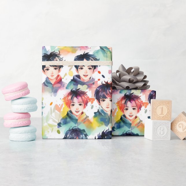 Papier Cadeau Idols Kpop - (Baby Shower)