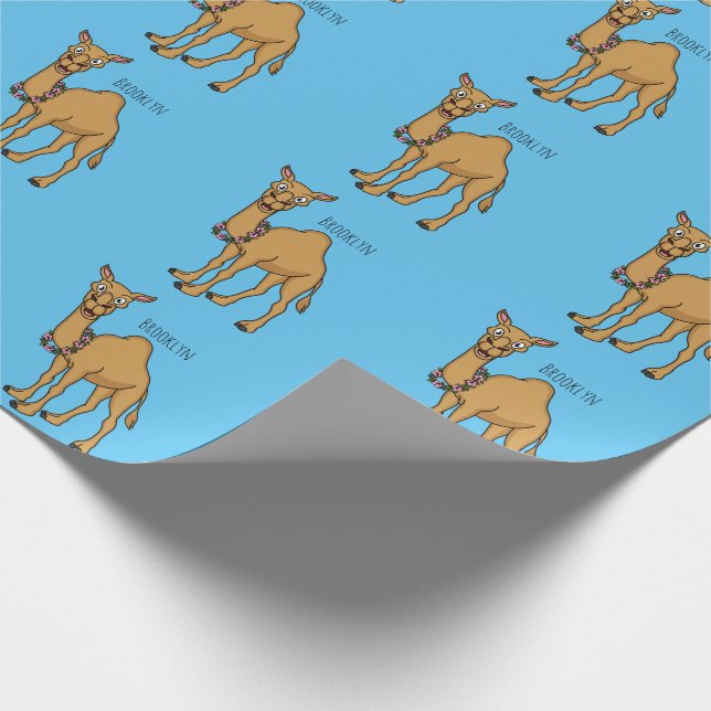 Papier Cadeau Illustration de dromadaire (Coin)
