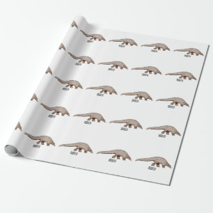 Papier Cadeau Illustration de Pangolin