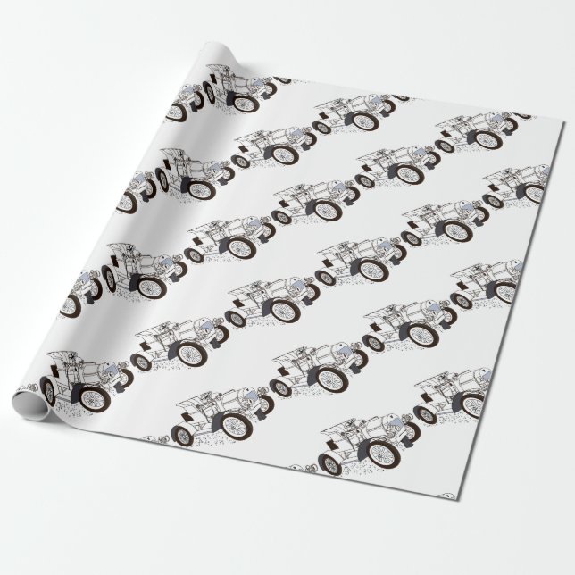 Papier Cadeau illustrations de couleurs (Déroulé)