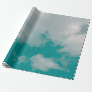Papier Cadeau Imaginaire et vintage nuage dynamique et ciel avec